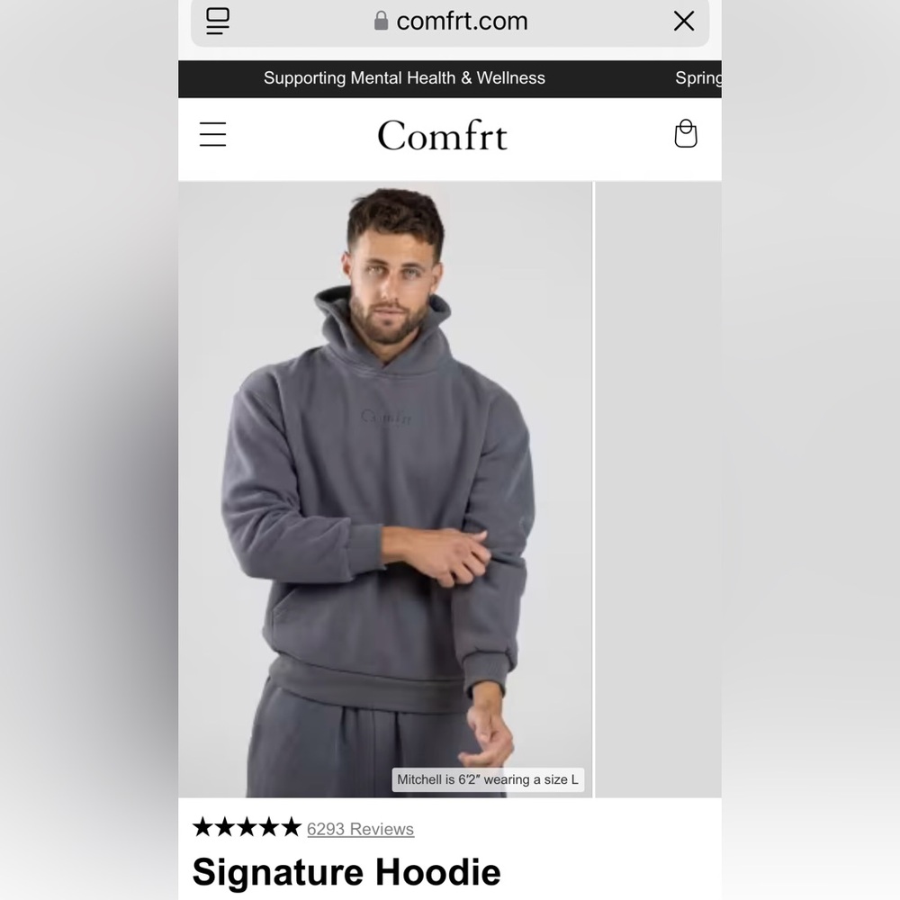 Comfrt Gray unisex Hoodie